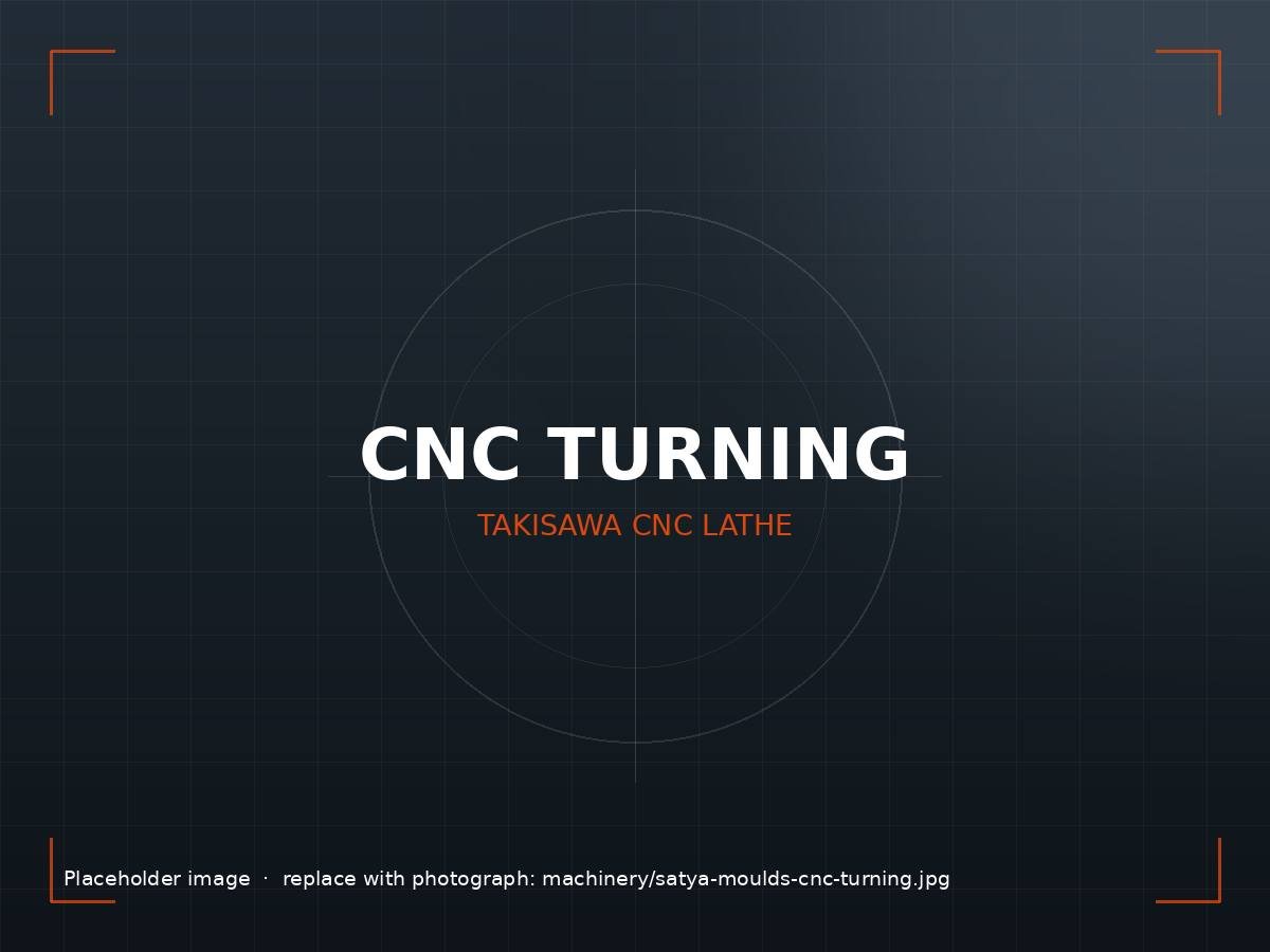 Satya Moulds cnc turning
