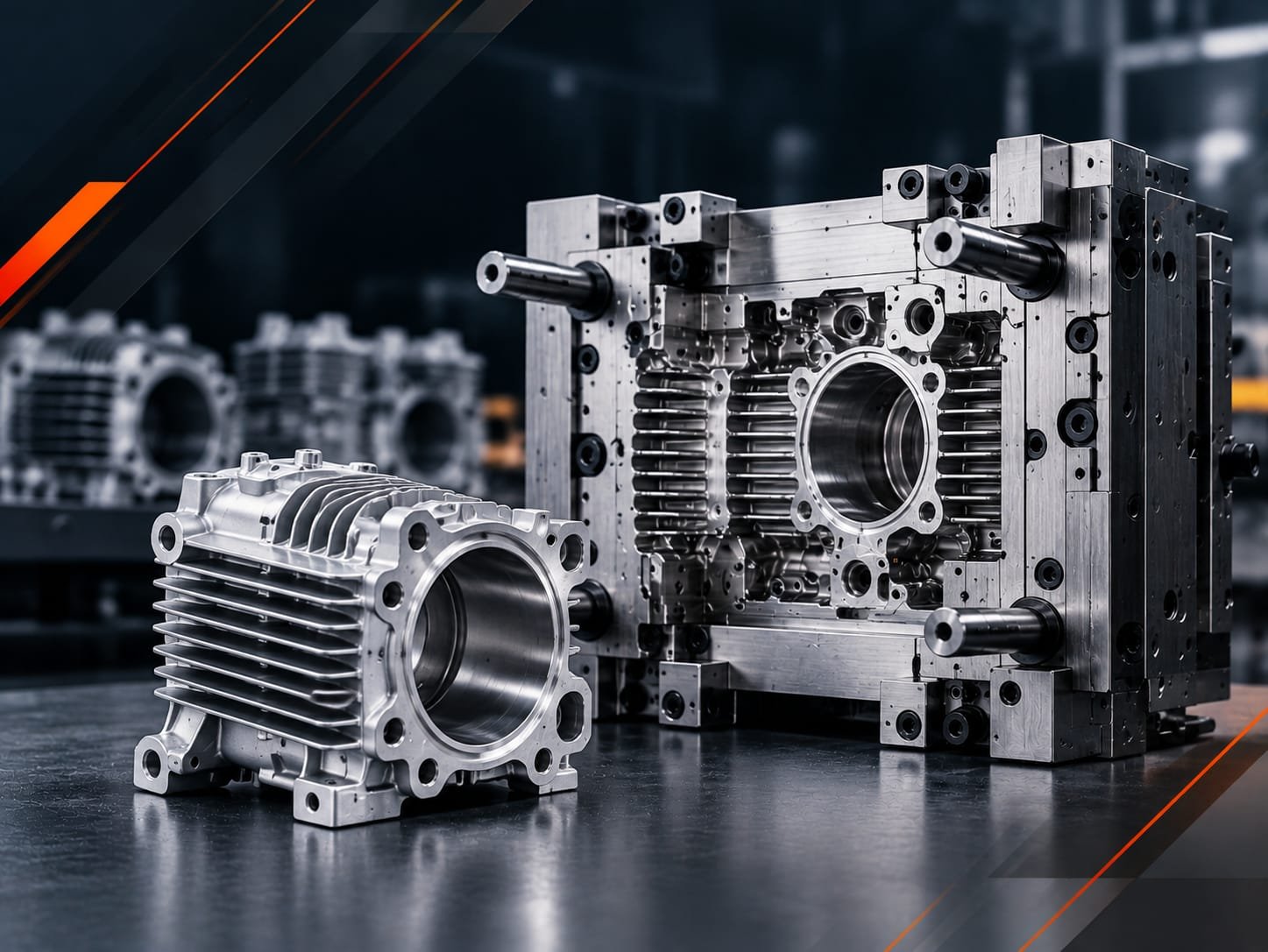 Satya Moulds HPDC die casting die for cylinder comp GSX150