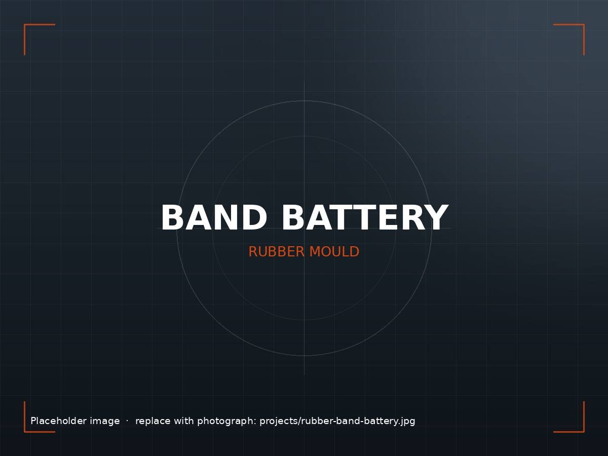 Satya Moulds rubber mould for band battery